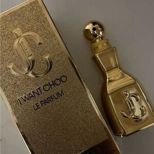 Jimmy Choo Gold Perfume Bottle and Box